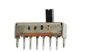 Вертикальный ползунковый переключатель, 4 положения, 1P4T, 6 контактов, постоянный ток, 50 в, 0,3 а, SS14D01, 15 шт.