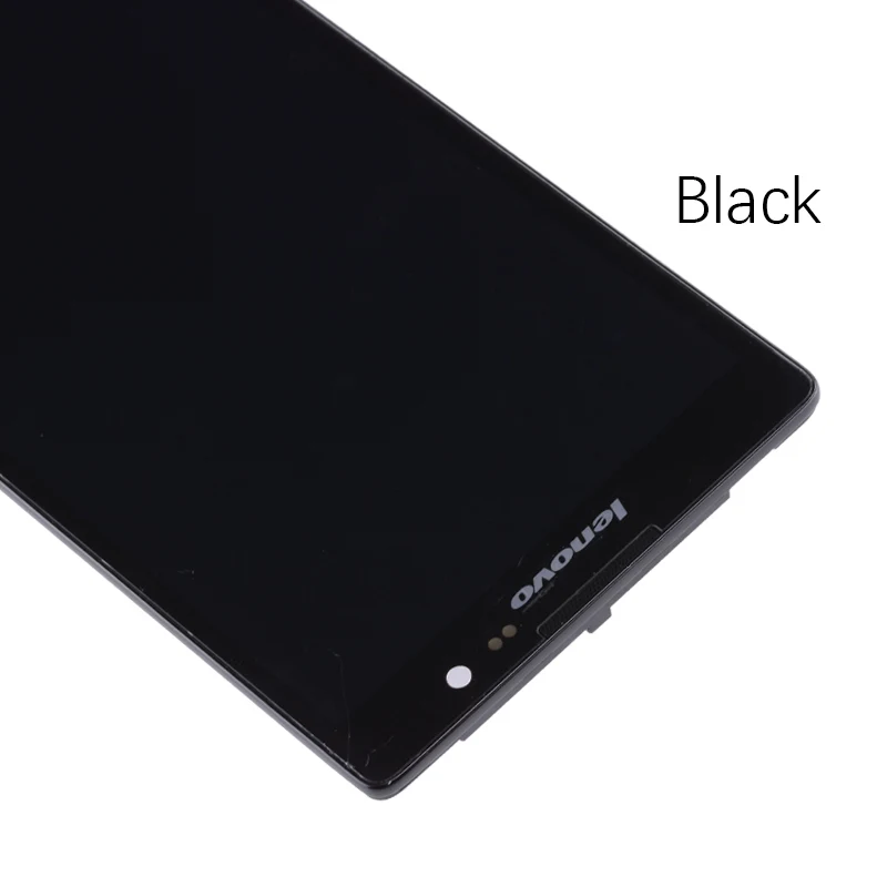 Дисплей для Lenovo P90 LCD в сборе с тачскрином на рамке черный