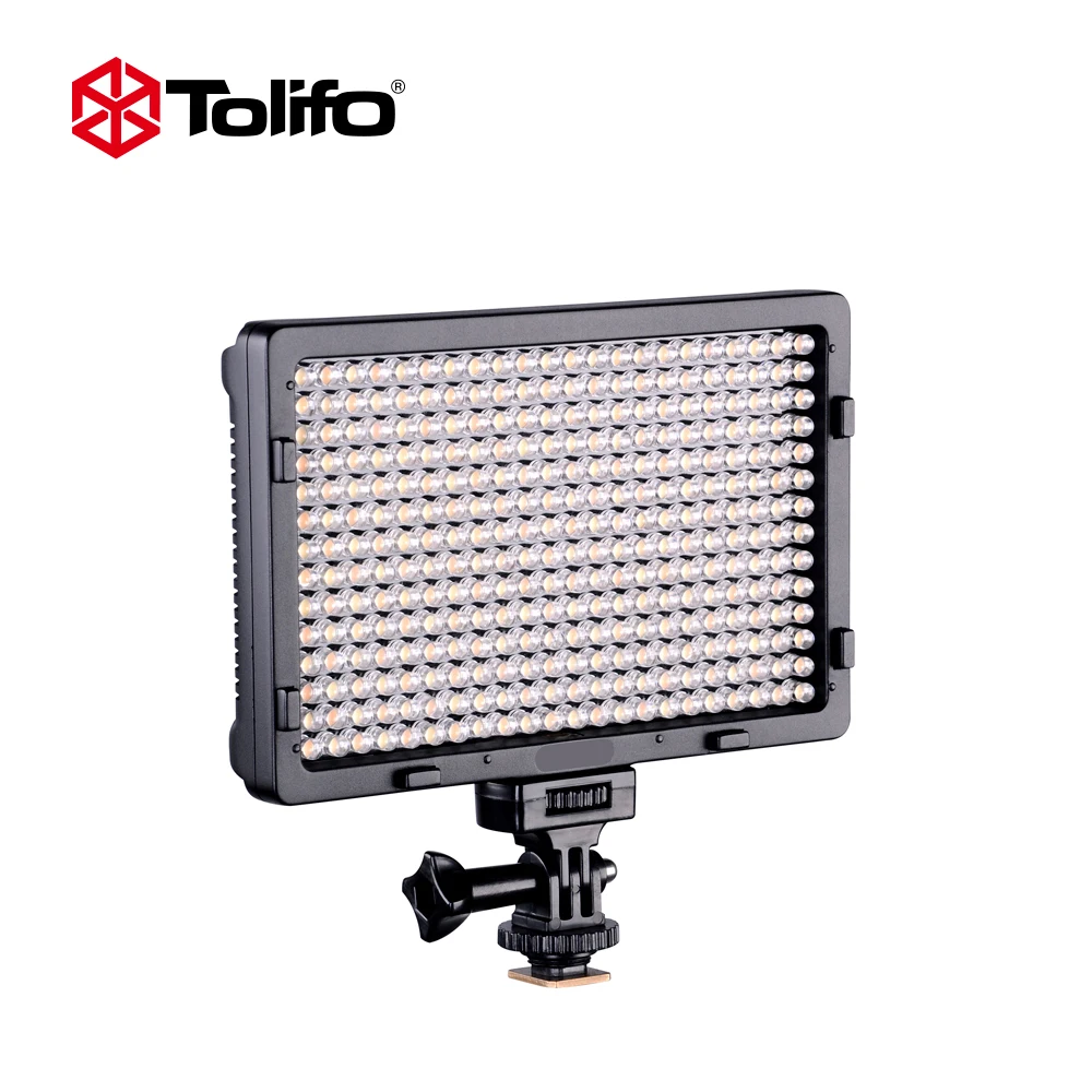 Tolifo Pt-308S 20w 308 LEDs Mini Size 5600K Daylight Dimmable LED Video Light Panel for Canon Nikon and other DSLR or Camcorder |