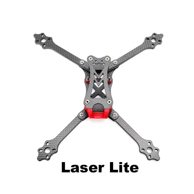 LASER Lite TRANSTEC LASER HD S LITE 224 мм FPV гоночный Дрон Рама 6 мм Arm 7075 алюминиевое гладкое покрытие углеродное волокно 4 в 1 ESC 5 дюймов реквизит - Цвет: LASER Lite