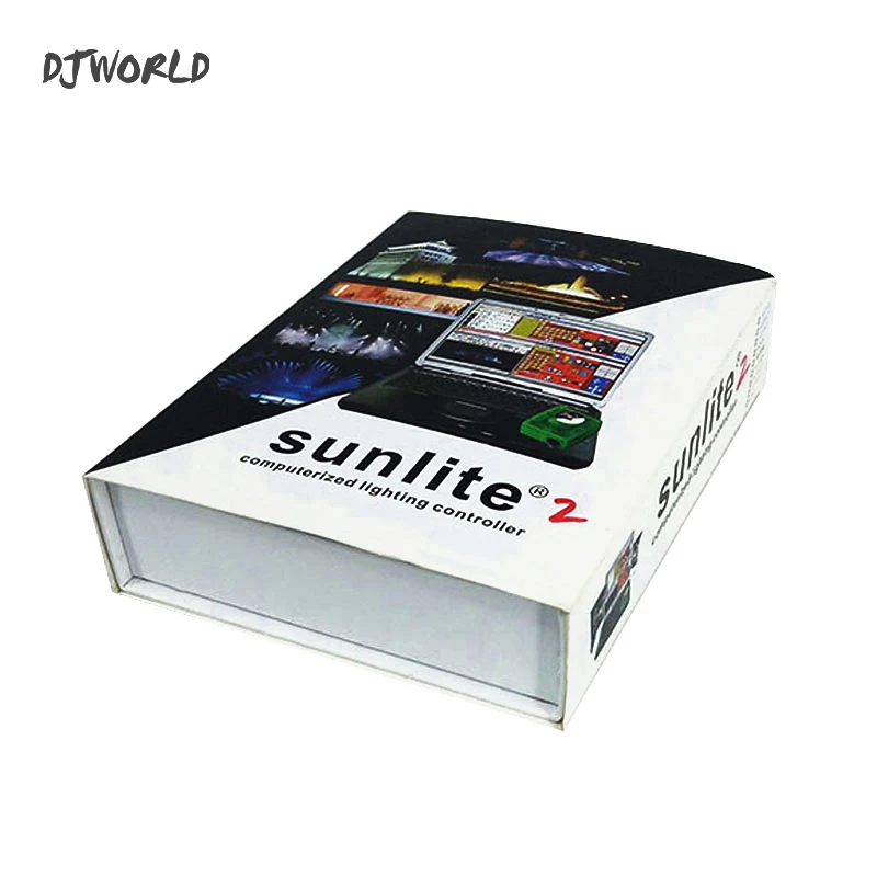 DJworld этап управления программным обеспечением Sunlite Suite2 FC DMX-USB контроллер DMX хорошо подходит для Светодиодный сценический эффект света оборудование