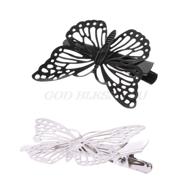 Модная женская заколка бабочка для девочек волос аксессуары головной убор