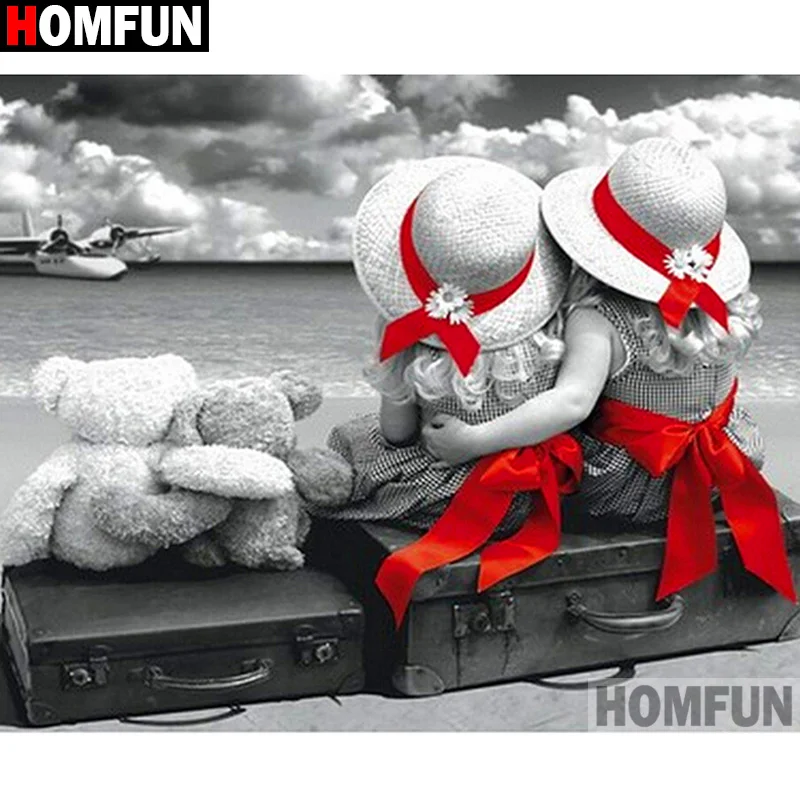 Алмазная живопись HOMFUN A20023 алмазная вышивка с полными квадратными/круглыми