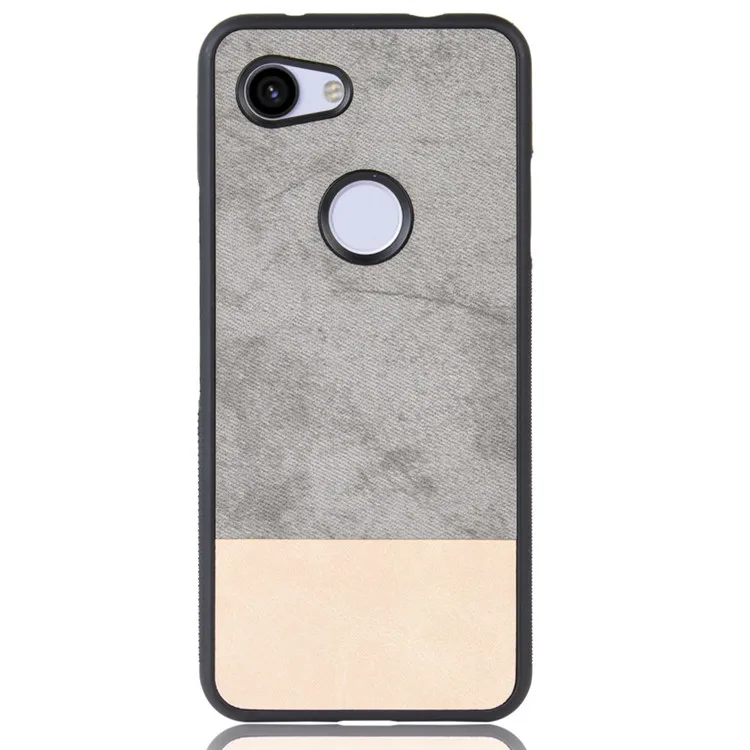 gray Для Google Pixel 3a XL чехол для Google Pixel 3a Pixel3a XL чехол два цвета PC+ TPU Роскошный кожаный чехол-накладка - Цвет: gray