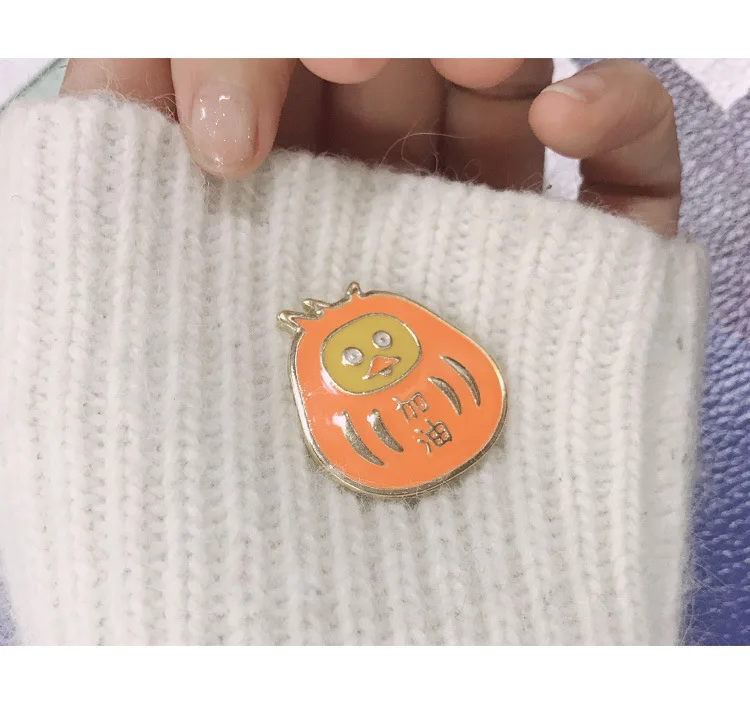 2019 Симпатичные эмалевые Броши с молитвенным эффектом женские броши маленькая