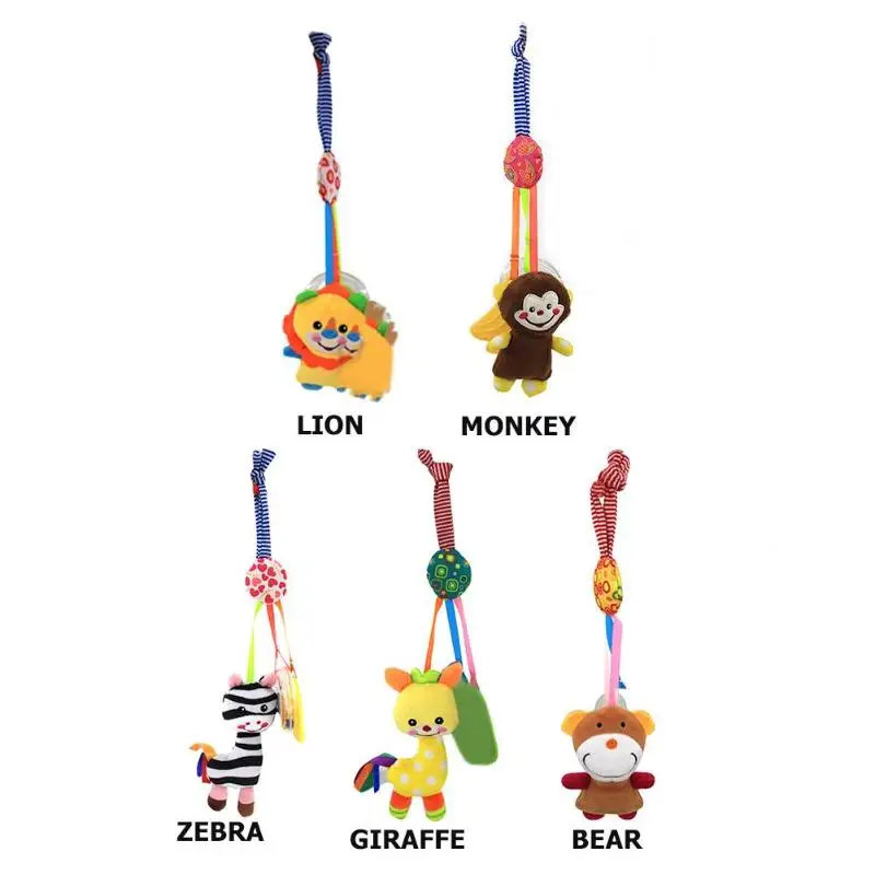 Детские подвесные погремушки игрушки коляска кровать плюшевое животное куклы