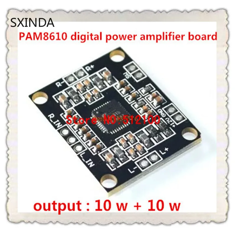 5 шт. PAM8610 цифровой усилитель мощности 2x15 Вт двухканальный стерео мини-усилитель