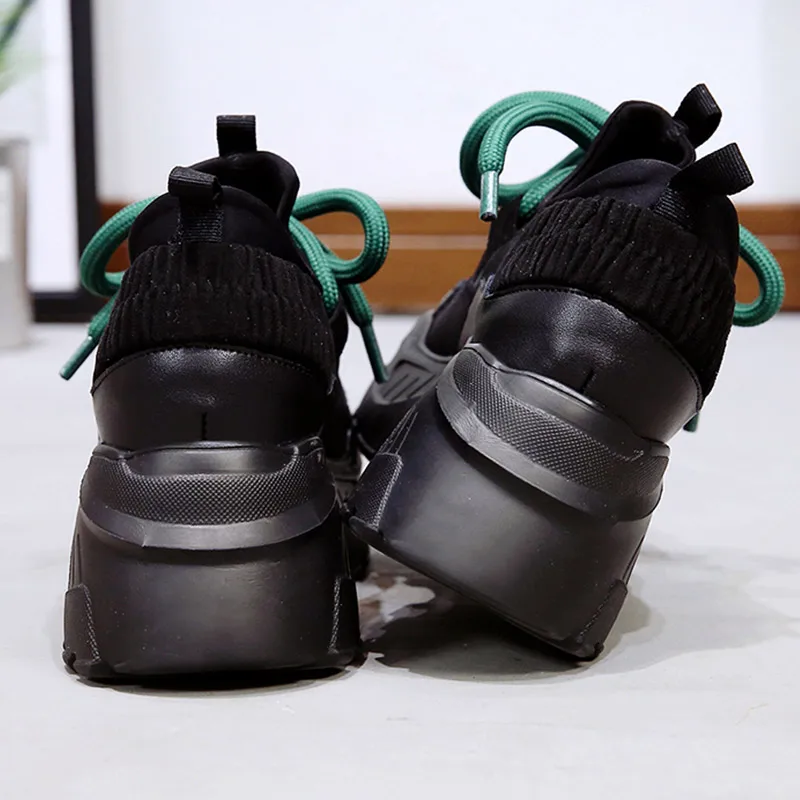 INS/женские кроссовки на платформе обувь для бега женская спортивная дышащая