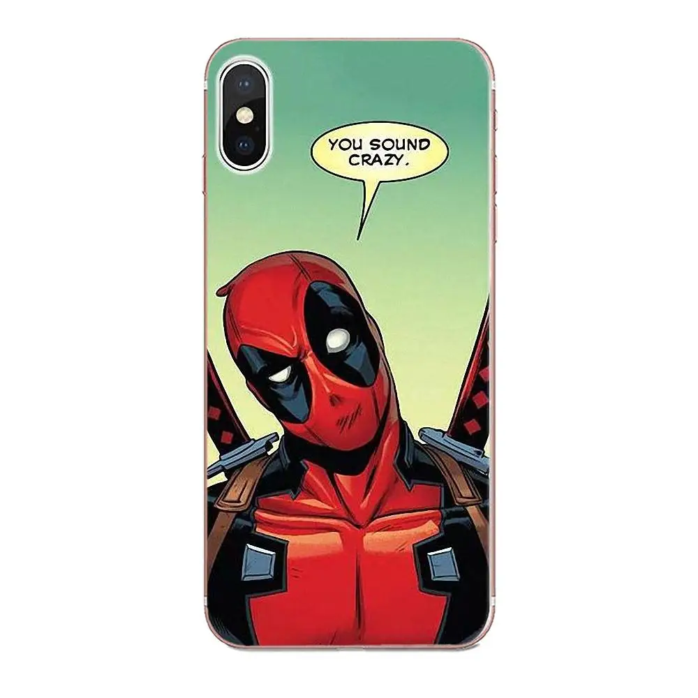 Крутой для Xiaomi Note 3 Marvel Hero Deadpool 4 Mi3 Mi4 Mi4C Mi4i Mi5 Mi 5S 5X 6 6X A1 Max Mix 2 мягкий хит
