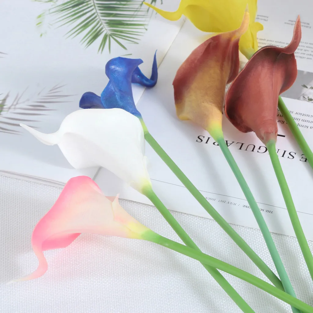 2019 новый стиль мини искусственная Калла Лилия искусственный цветок для свадьбы