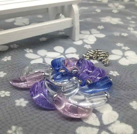 

50pcs Wholesale moon crystal vial pendants perfume Essential oil wishing bottle name on rice art charms diy party jewelry gifts