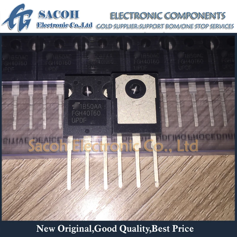 

New original 5PCS/Lot FGH40T60UPDF FGH40T60UPD FGH40T60 or FGH40T65UPD TO-247 40A 600V Power IGBT transistor