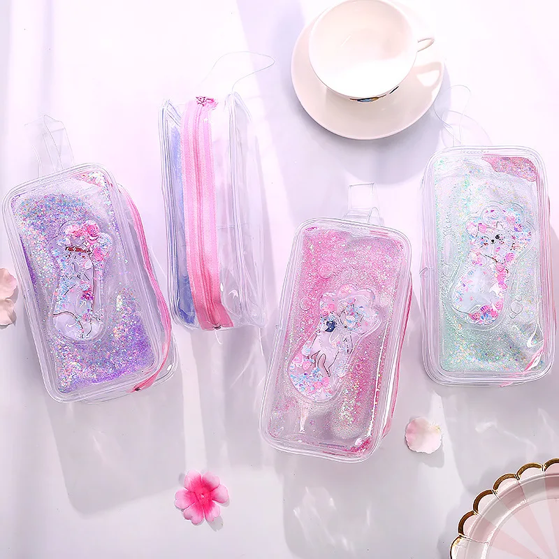 Чехол-карандаш с кошачьими когтями Kawaii estuche escolar креативный estojo escola Sequin школьные принадлежности trousse scolaire stylo чехол-карандаш