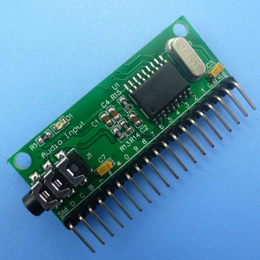 2 шт. CE004 * 16 канала MT8870 DTMF аудио декодер телефонный голосовой контроллер 01234567890ABCD #