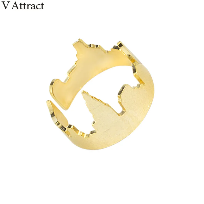 V привлечь Нержавеющая сталь город Шарм кольцо для Для женщин мужчин розовое