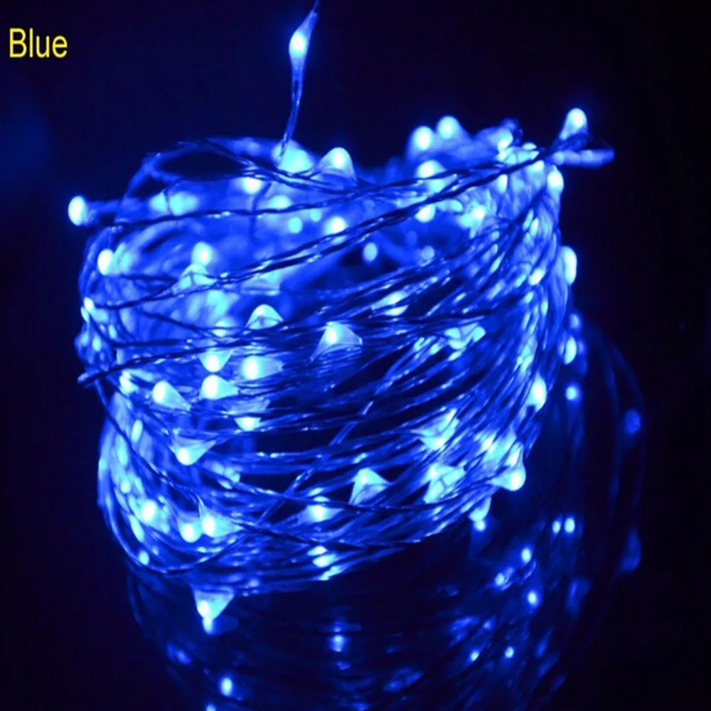 5 м медный провод светодиодный звездный свет свадебный Хрустальный