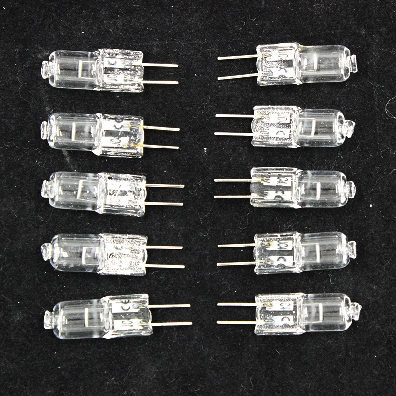 Quadruple 100pcs G4 Halogen Blubs 12V 10W 20W Lamp Beads Lighting Conventional 0.7MM Pin Crystal Light | Лампы и освещение