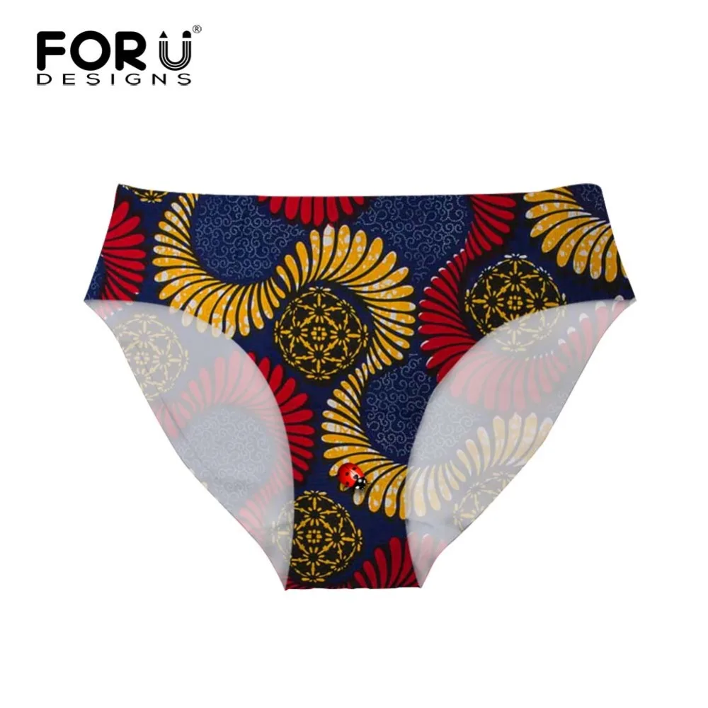 FORUDESIGNS/Penties Для женщин Искусство в африканском стиле Стиль принты нижнее белье