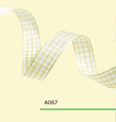 

3/16" Inch 0.5cm tartan plaid ribbon