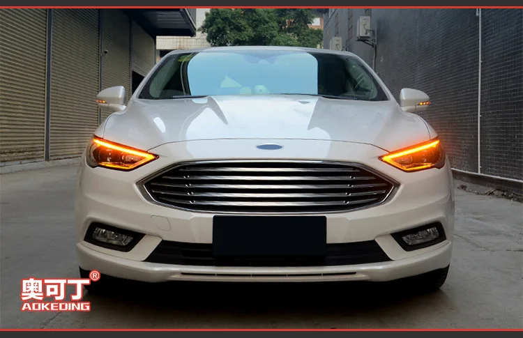 Автомобильный Стайлинг для фар Fusion светодиодный фонарь светодиодный DRL динамический сигнал Hella 5 Биксеноновые линзы проектора Hid D2H