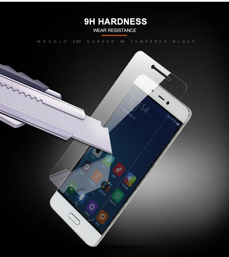 Для xiaomi mi5 защита экрана из закаленного стекла 9H 2.5D твердость взрывобезопасная Защитная пленка для xiaomi mi5 m5 mi 5