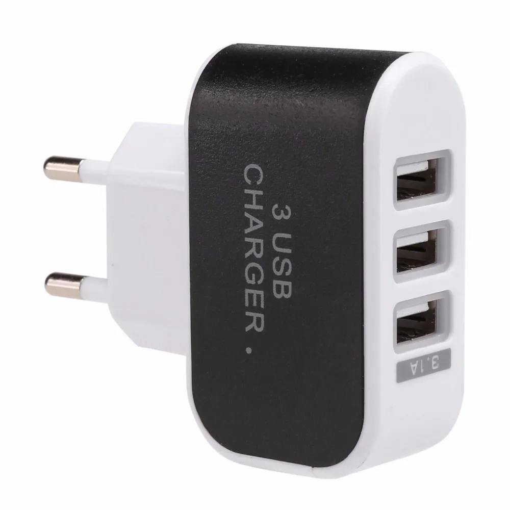 Настенное дорожное зарядное устройство с 3 USB-портами 2018 А | Электроника