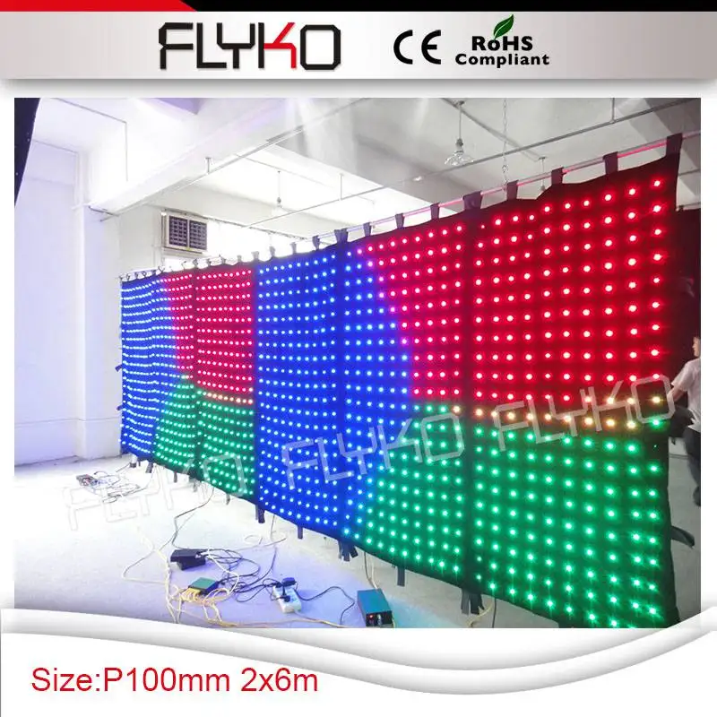 Бесплатная доставка Оптовая продажа в Китае живое видео led занавес экран ххх