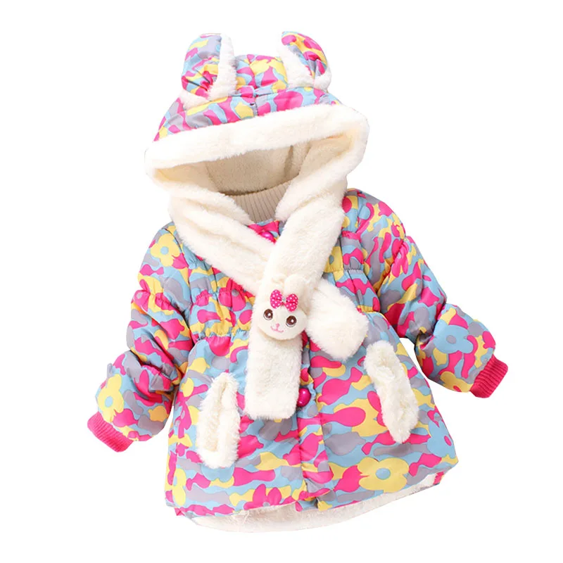 

Детская куртка для девочек, теплая зимняя куртка, верхняя одежда для девочек, 2019