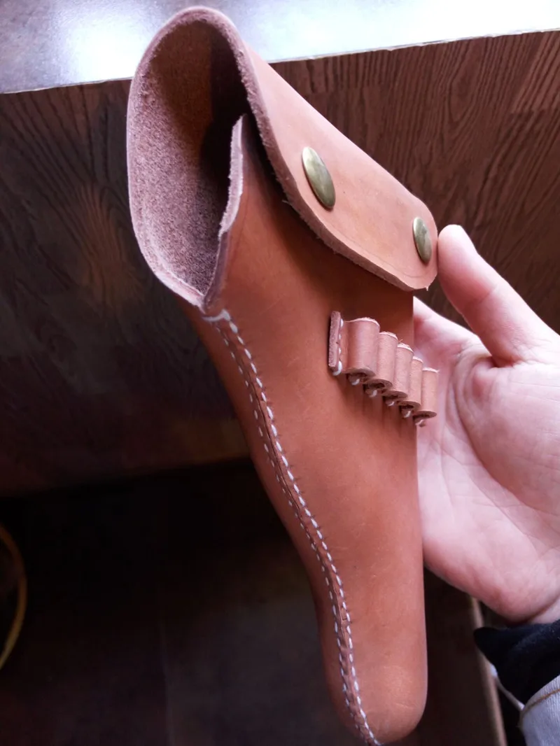 Коричневый кожаный чехол для ружья WW2 китайская армейская коричневая кобура