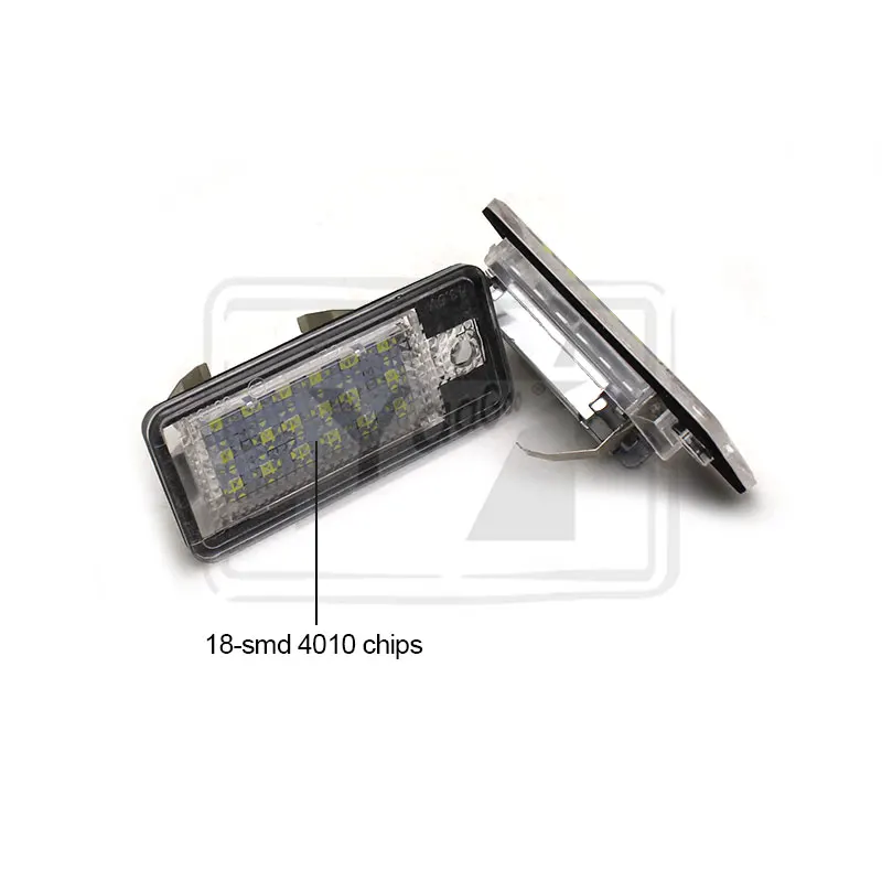 YaaGoo для Audi номерного знака светильник светодиодный 2 шт. S6 Q7 2001 07 A3 S3 A4 B6