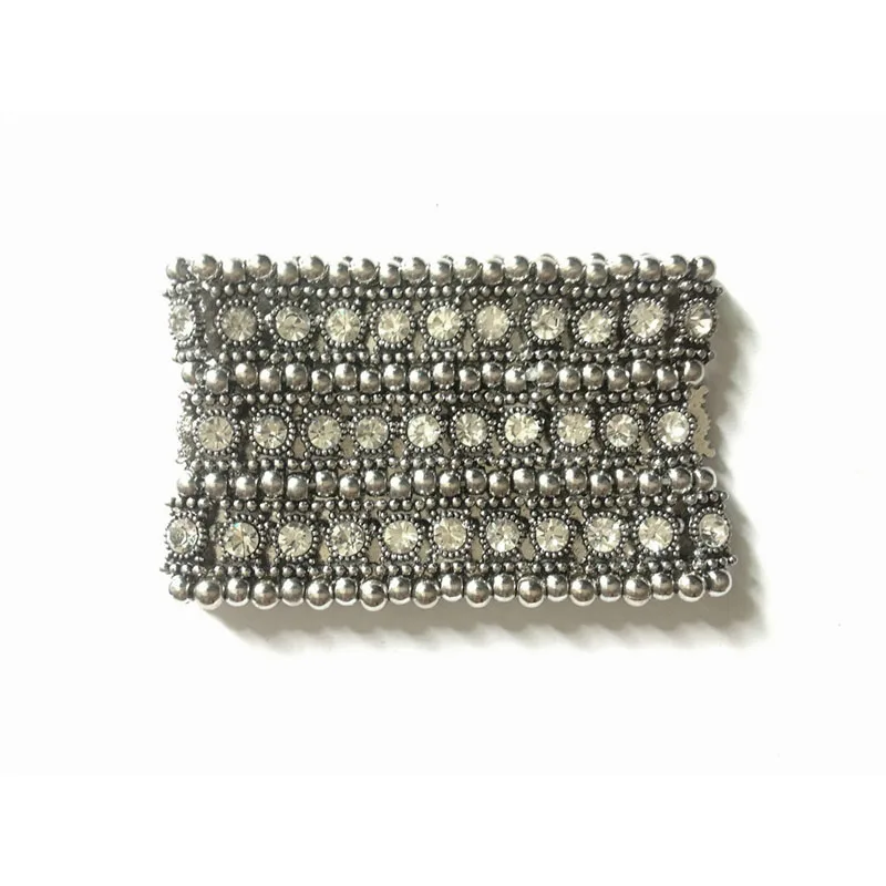 3 нити многослойный телефон открывающийся стрейчевый браслет увеличенные