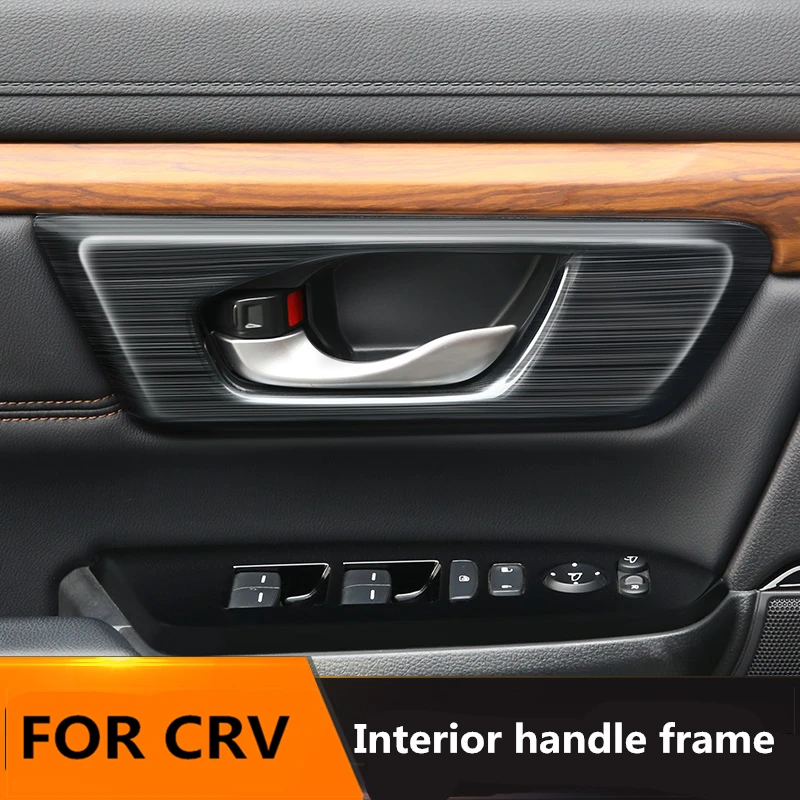 Рисунок титановая Черная внутренняя ручка рамка из нержавеющей стали отделка 4