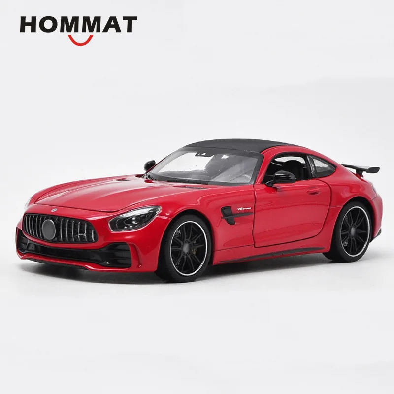 Red HOMMAT моделирование Welly 1:24 Масштаб AMG GT R GT-R спортивная модель автомобиля из металлического сплава Diecasts& Toy Vehicles модель автомобиля коллекционный подарок - Цвет: Red