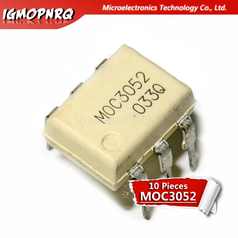 10 шт. MOC3062 MOC3020 MOC3021 MOC3023 MOC3043 MOC3052 MOC3063 MOC3083 DIP6|Интегральные схемы| |