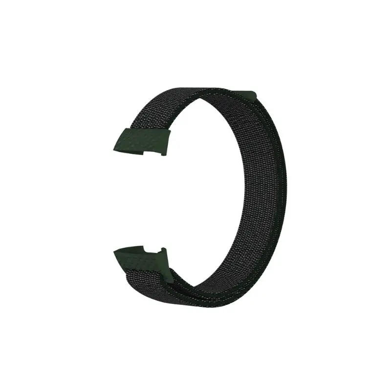 Мода замена спорт нейлон петля наручные часы ремешок для Fitbit заряд 3 браслет