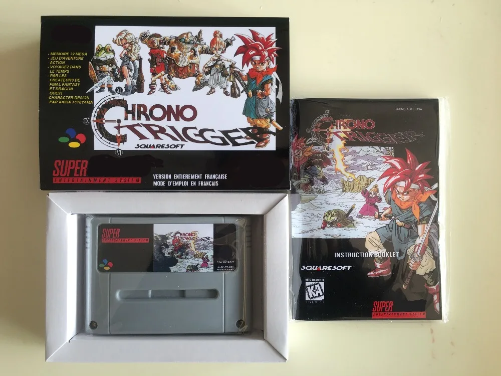 PAL версия и полный* CHRONO триггер игра английский для SNES
