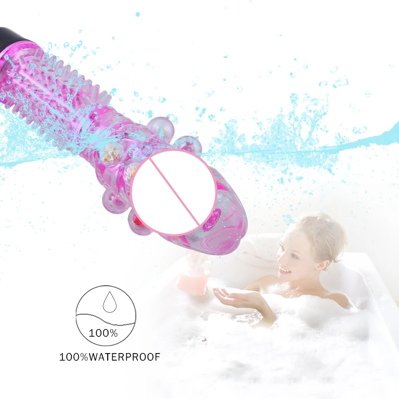 Желейный фаллоимитатор вибратор для женщин Мягкий силиконовый мощный Вагина