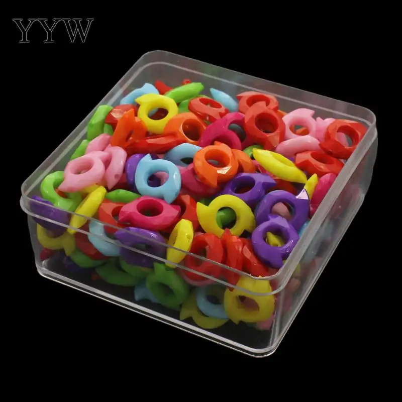 Высококачественные разноцветные акриловые кремовые бусины ярких цветов