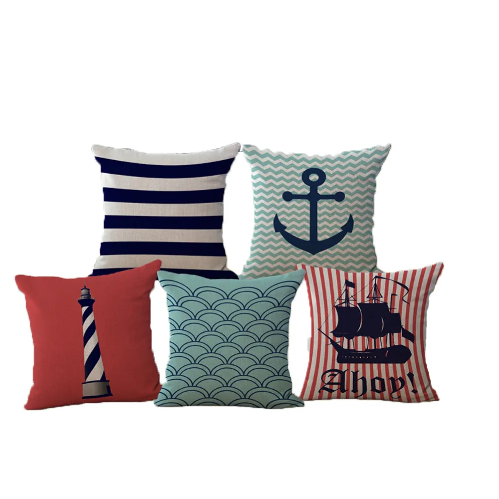 Диванная подушка в нордическом стиле с принтом украшение для дивана автомобиля