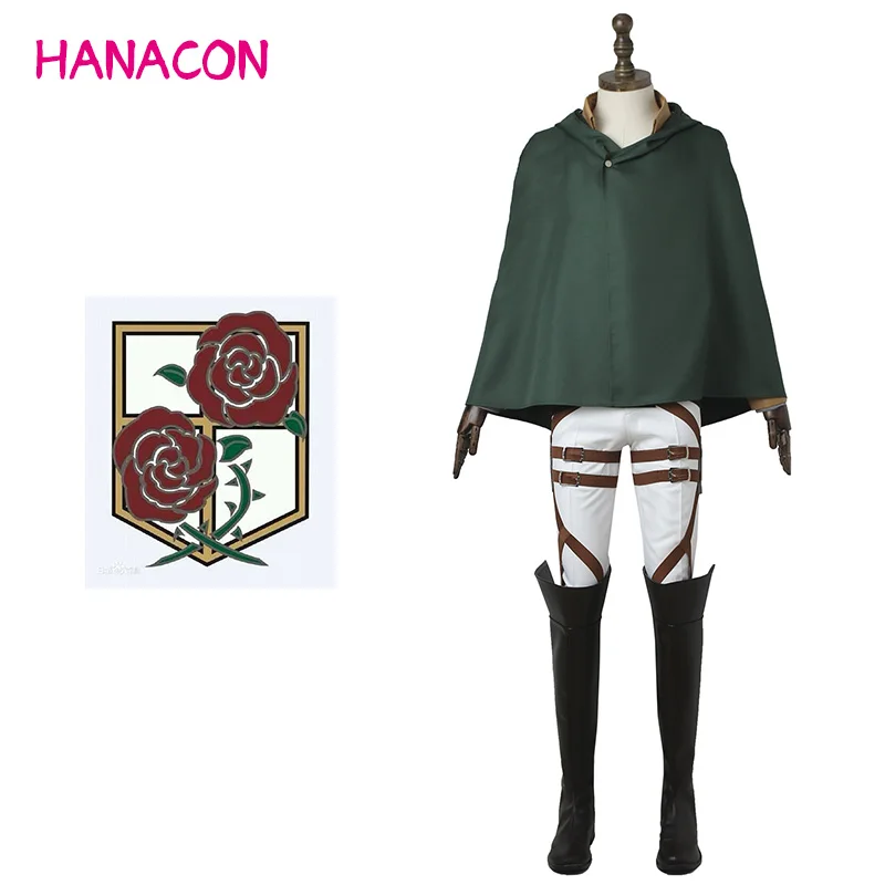 Shingeki нет Kyojin Косплей Костюм в горошек pixis боевой костюм атака на Титанов