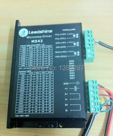 Бесплатная доставка 3 шт. Новинка Leadshine M542/2 фазный микрошаговый привод рабочие