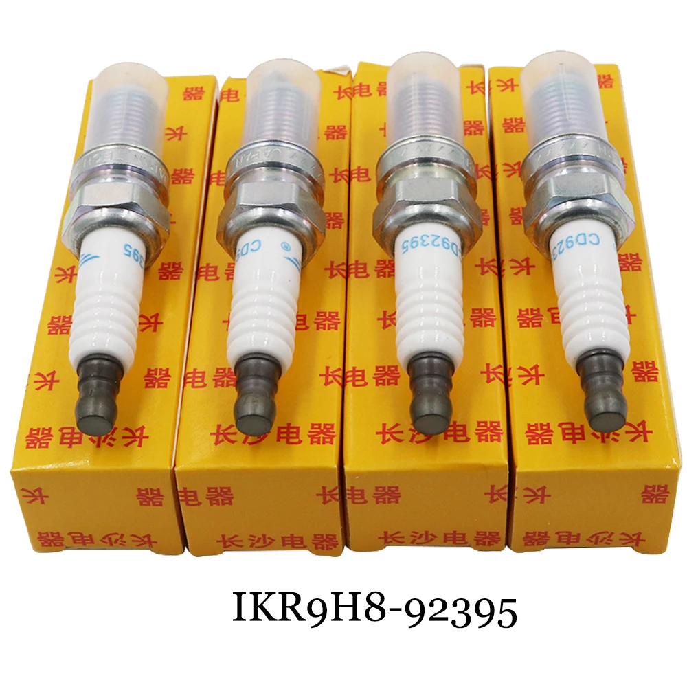 

DS IKR9H8 92395 Iridium platinum Car Spark Plug Candles Glow ignition Plug IKR9H8 For Fiat Viaggio/Bravo/Linea/Ottimo 1.4T 4PCS