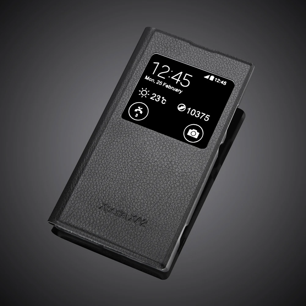 Новейший чехол из искусственной кожи для Sony XA2 Xperia H4133 с откидной крышкой и
