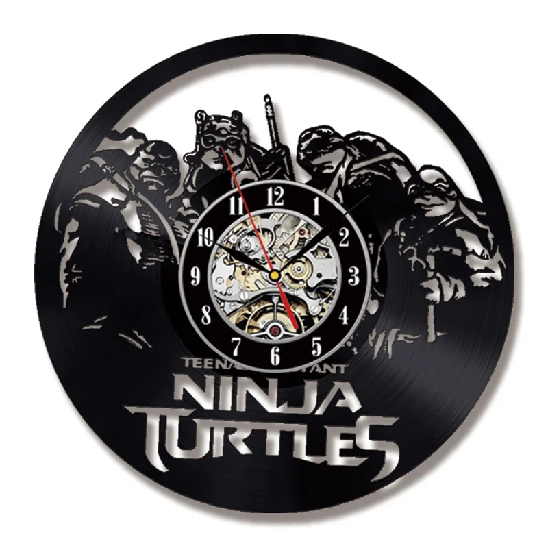 CD запись настенные часы современный дизайн из винила креативные античные