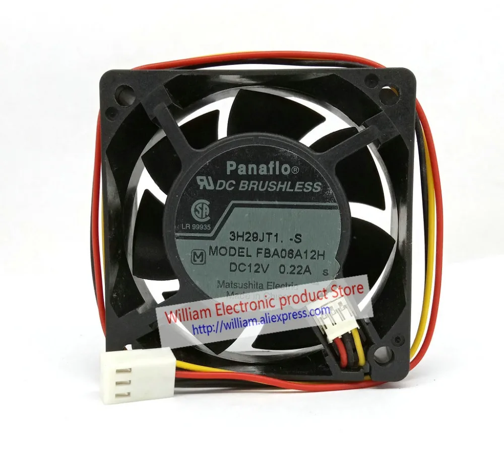 

New Original NMB FBA06A12H DC12V 0.22A 60x60x25MM 3Lines Computer cooling fan