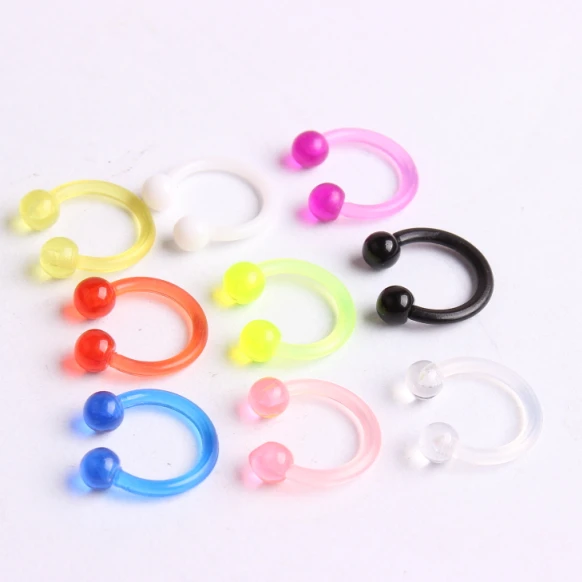 Новинка яркие круглые штанги украшения для тела|body jewelry|wholesale body jewelrycircular barbells |