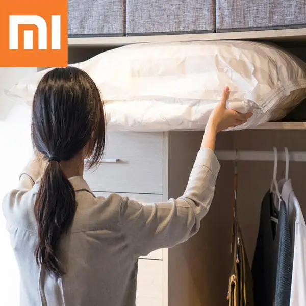 MI Mijia 5/11 шт./набор, умная вакуумная сумка для хранения, складная сумка для сканирования, qr-код, приложение для записи, герметичная компрессионная сумка-Органайзер