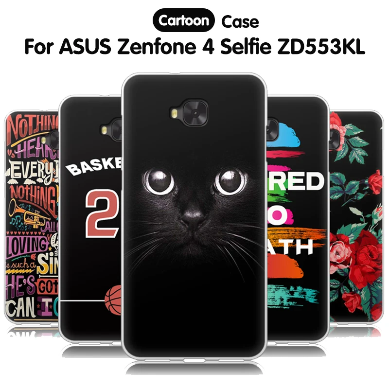 Чехол для телефона EiiMoo ASUS Zenfone 3 Laser ZC551KL силиконовый мультяшный чехол-накладка 4