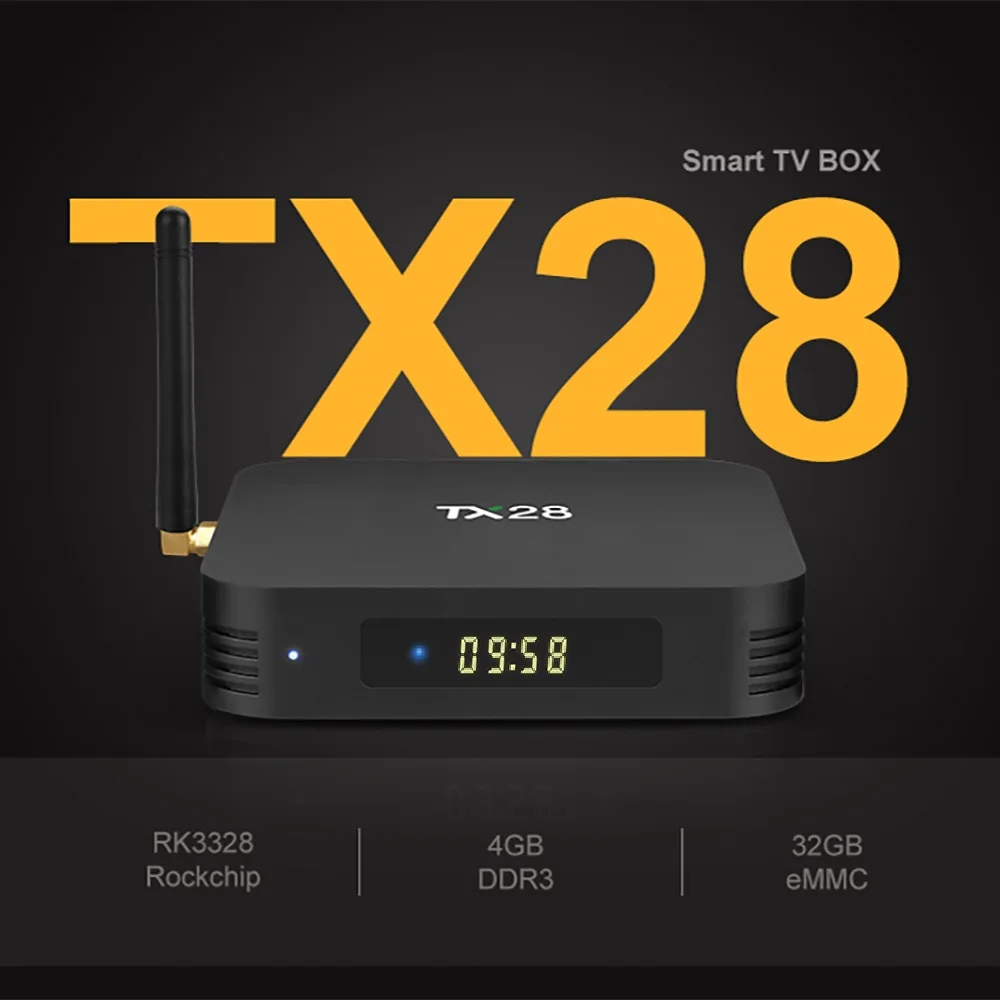 VONTAR TX28 4 ГБ/32 ГБ К Android 7 1 ТВ Box Rockchip RK3328 ядра LAN 2 г /5 ГГц Двойной Wi-Fi BT4.1 H.265 HDR10 Smart