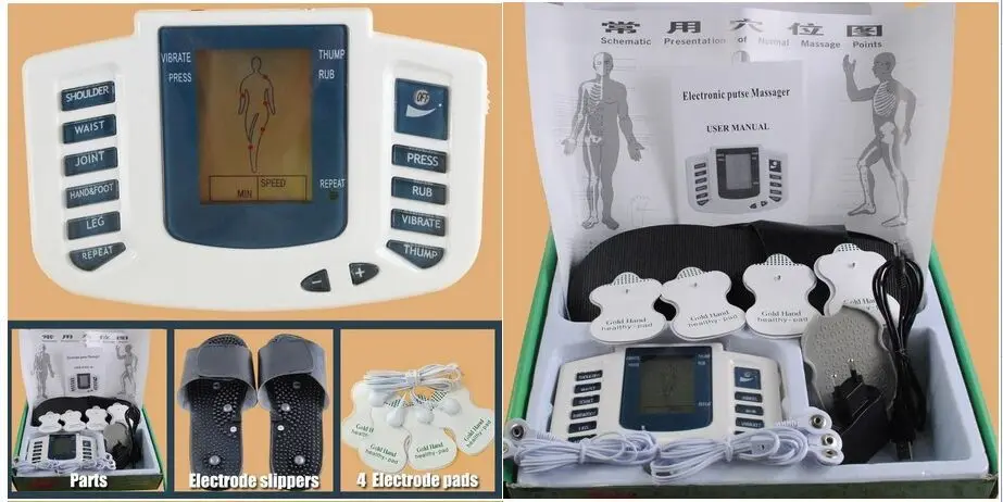 Jr 309 новый электростимуляторы всего тела расслабить мышцы массаж Пульс